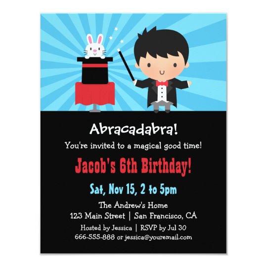 magician kids magic birthday