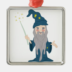Magician Metal Ornament
