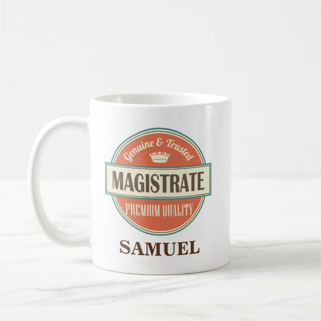 Magician Personalized Office Mug Gift (Left)