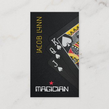 Magician Poker  Business Card by ArtisticEye at Zazzle