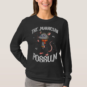 Magician Possum for Raccoon and Possum and Opossum T-Shirt