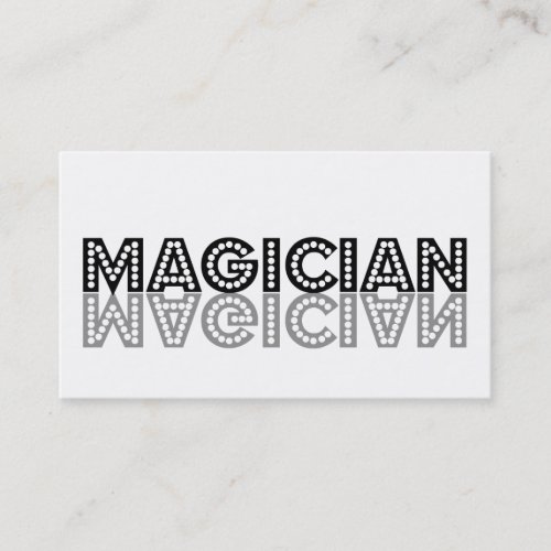 Magician Shadow Business Card