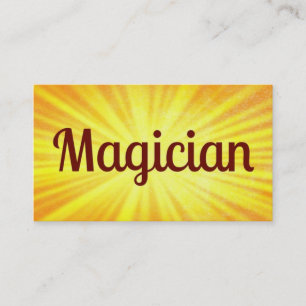 Magician Sunshine Business Card