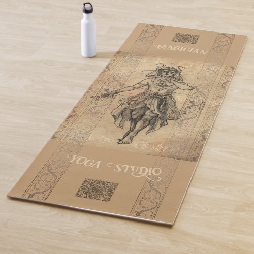 Magician tarot card art Yoga Studio  Yoga Mat