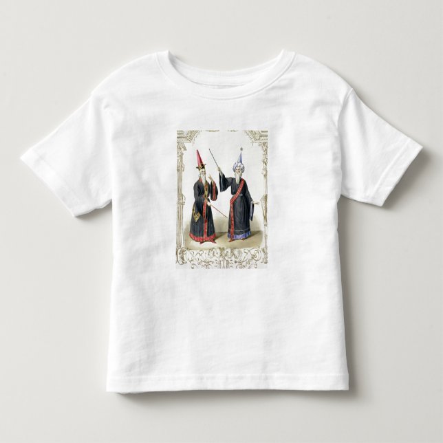 Magicians at the Carnival in Berlin, 1836 (colour Toddler T-shirt (Front)