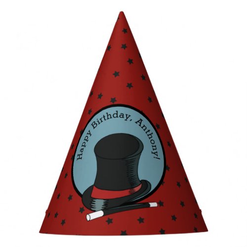 Magicians Hat Magic Show Birthday Party Hat