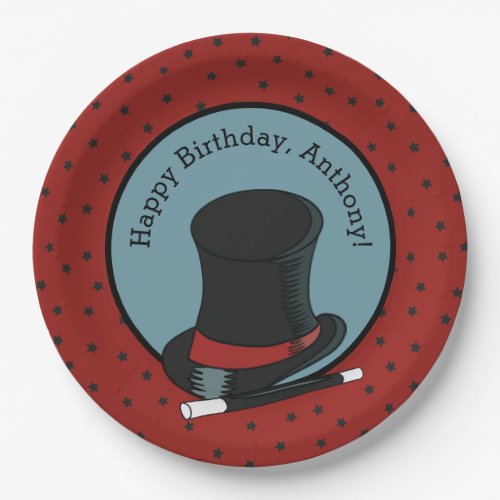 Magicians Hat Magic Show Birthday Party Paper Plates