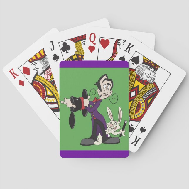 Magician's Rabbit Playing Cards (Back)