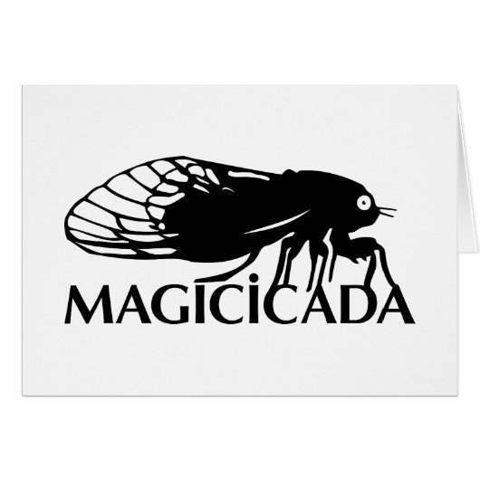 Magicicada - Cicada - Cool Bugs get a Buzz On! Cards (Front Horizontal)