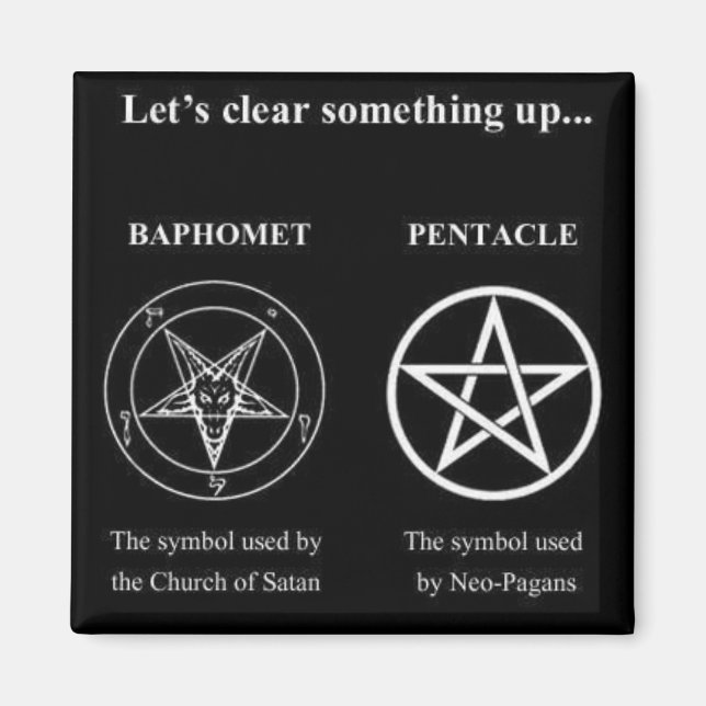 Magick - Let's Clear Something Up Magnet (Front)