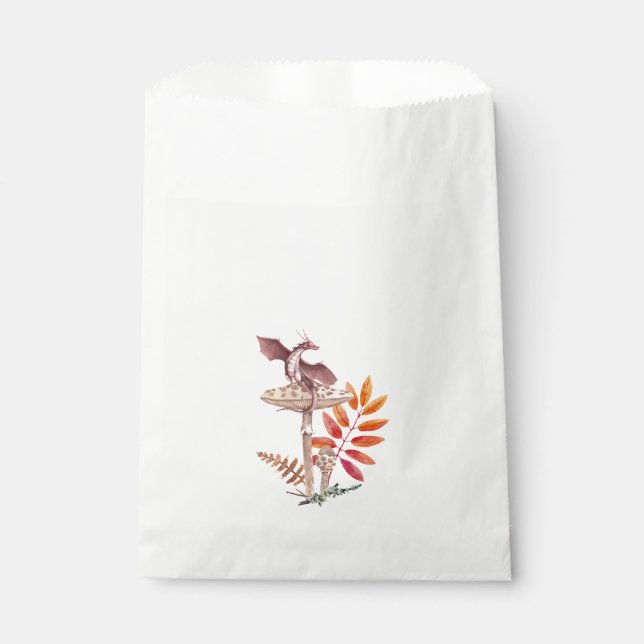 Magick Mushrooms and Dragons Favor Bags (Front)