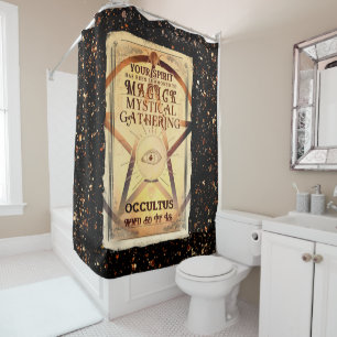 Magick Mystical Gathering Magic Fortune Teller Eye Shower Curtain