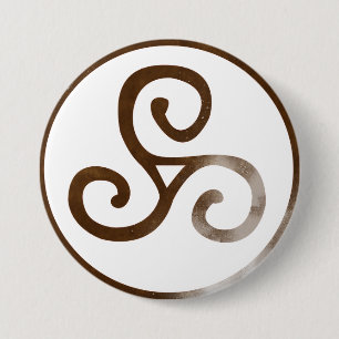 Magick - Triskele Pinback Button
