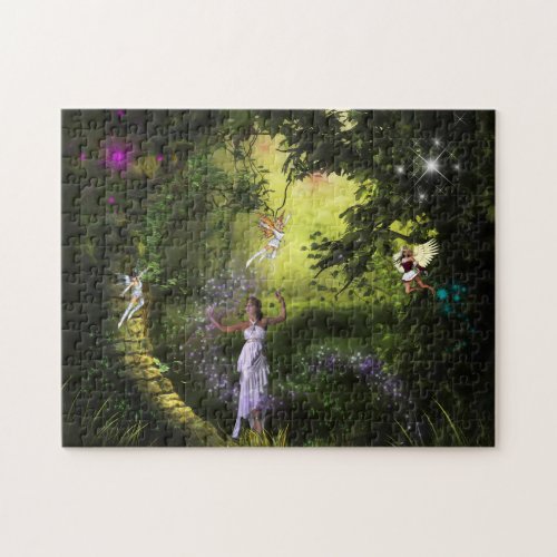 Magickal Fairy Forest Portal Jigsaw Puzzle