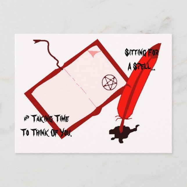 Magickal Memo Postcard (Front)