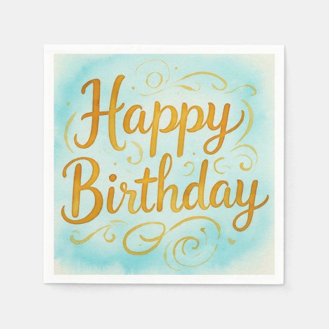 MagickalBirthdays  Napkins (Front)