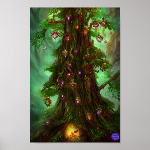 MAGICKE FOREST LIGHTS POSTER