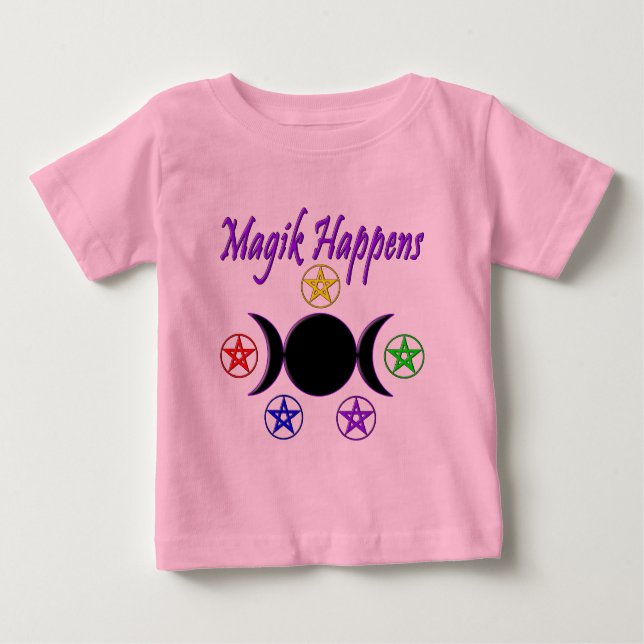 Magik Happens Baby T-Shirt (Front)