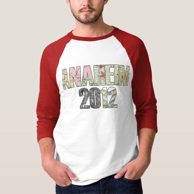 MAGIRT Anaheim 2012 3/4 Sleeve Raglan T-Shirt (Front)