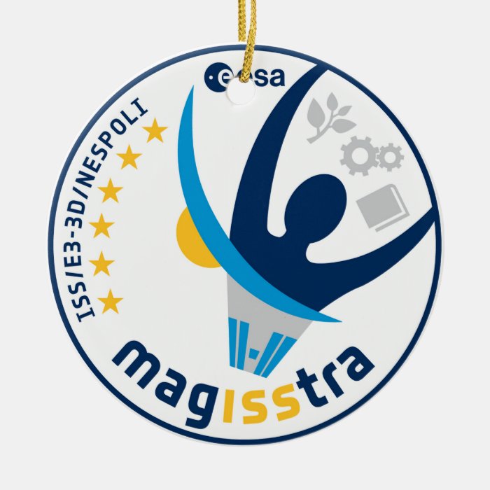 MagISStra Mission to the ISS Christmas Ornaments