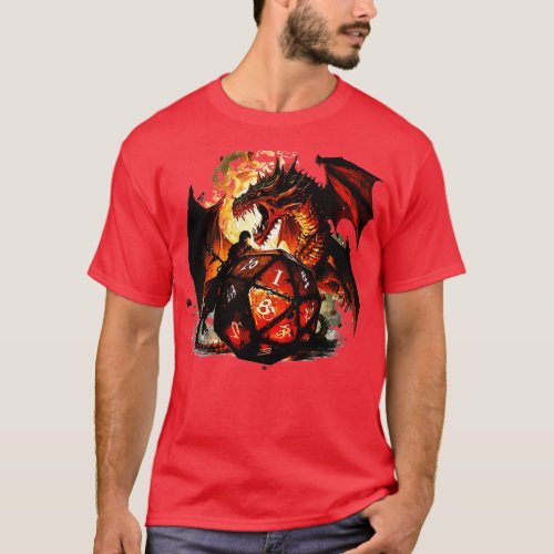 Magma Dragon Battle T_Shirt