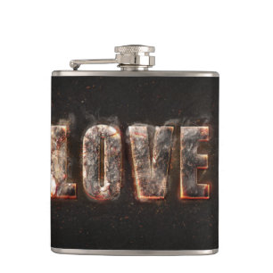 Magma Effect Hip Flask