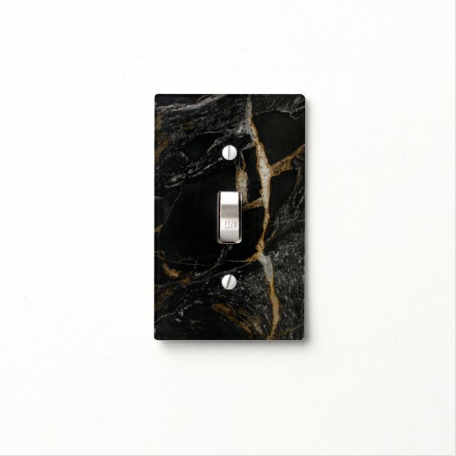 "Magma Gold" Granite-look SWITCH PLATE (In Situ)