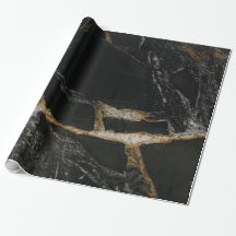 "magma gold" granite-look WRAPPING PAPER