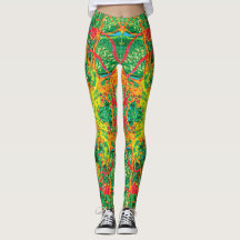 Magma in the Amazon Green and Red Splatter