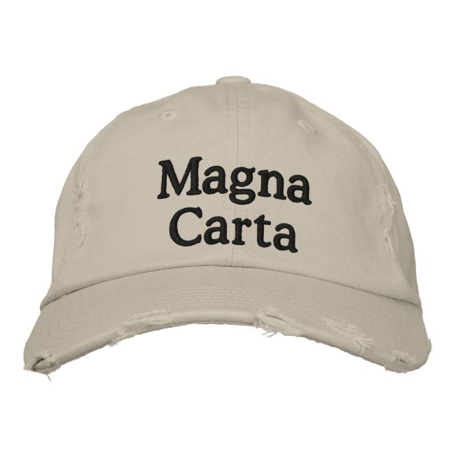 Magna Carta Embroidered Baseball Cap (Front)