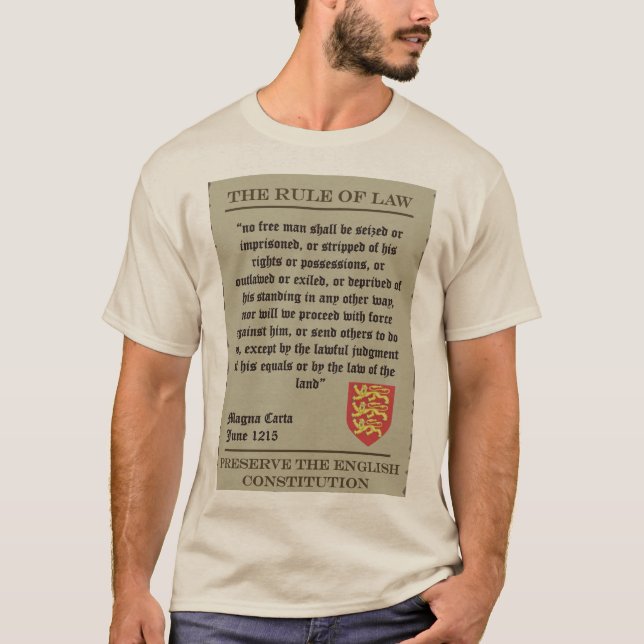 Magna Carta - Preserve the Constitution T-Shirt (Front)