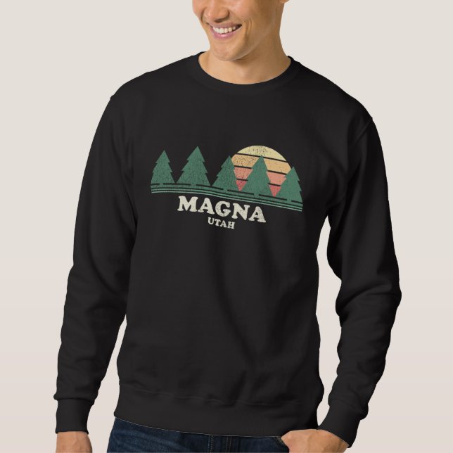 Magna UT Vintage Throwback Tee Retro 70s Design (Front)