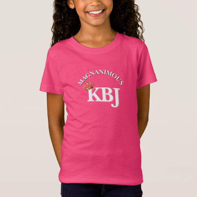 Magnanimous KBJ Ketanji Brown Jackson Girls T-Shirt (Front)