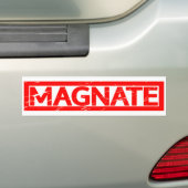 Magnate Stamp Bumper Sticker (On Car)