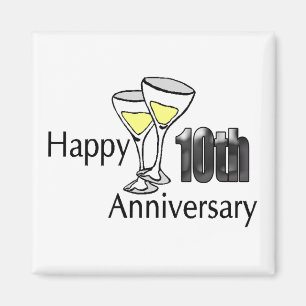 Magnet - 10th Wedding Anniversary