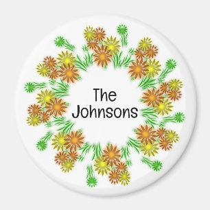 Magnet - 3D Glowing Flowers