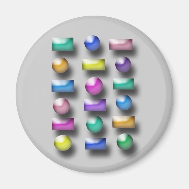 Magnet - 3D shapes (Front)