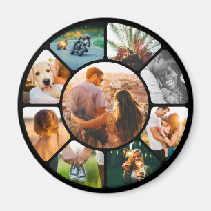 Magnet 9 Photo Rounded