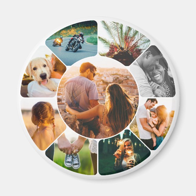 Magnet 9 Photo Rounded (Front)