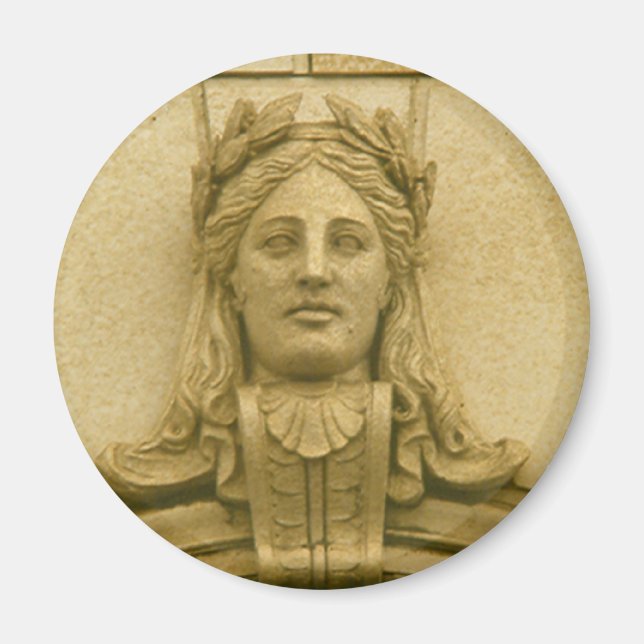 Magnet - Architecture Detail - Female Head (Front)