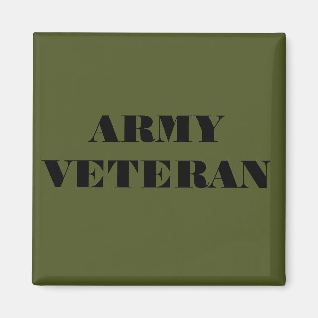 Magnet Army Veteran (Front)