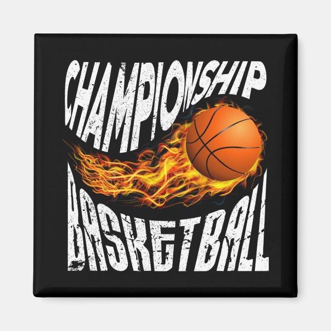Magnet-Basketball Magnet (Front)