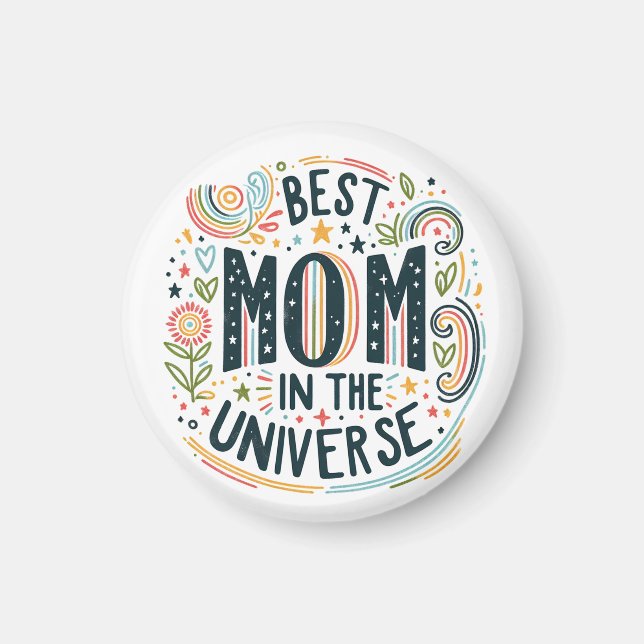 Magnet Best Mom in the Universe (Front)