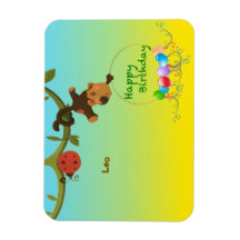 Magnet Birthday  – Playful Monkey Theme