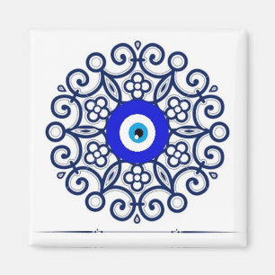 Magnet blue evil eye