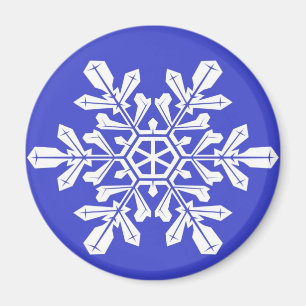 Magnet Blue Snow Flake