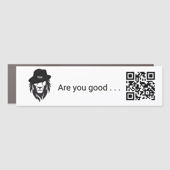 Magnet Bumper Sticker (Front)