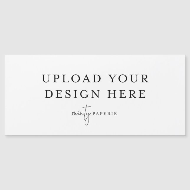 Magnet Card 4" x 9" Landscape (Front)