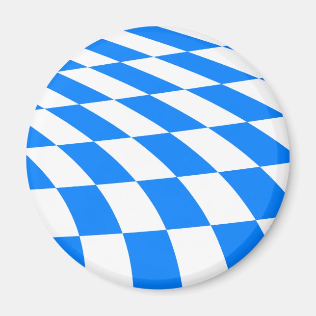 Magnet CBD102 - Bavarian Flag (Bayern) (Front)