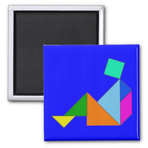 Magnet _ Chinese Tangram square